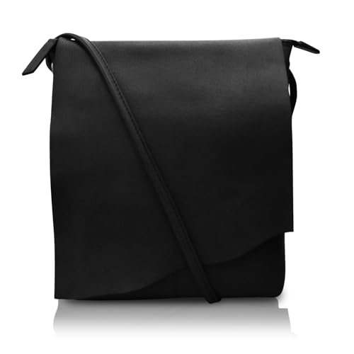 ili New York Leather Mini Sac Crossbody - Genuine Leather Crossbody Bags for Women with RFID Blocking, Adjustable Strap