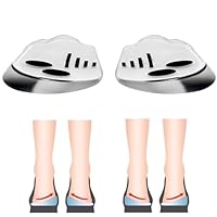 RTRTGS 1 par de Plantillas de Gel para Aumento de Altura Transparente, con Cuña para Talón, Absorción de Impacto, Plantilla para Crecer Invisible, para Mujeres y Hombres