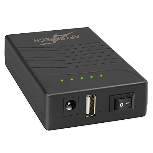 AFTERTECH MINI UPS POWERBANK PACCO BATTERIA AL LITIO LI-ION 12v 3000mAh 36wh +uscita USB D4E2
