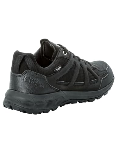 Jack Wolfskin Damen Woodland 2 Texapore Low Wanderschuh, Schwarz, 39 EU