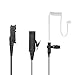 Produktbild Hoornie Funkgerät Headset mit Motorola kompatibel | Kevlarverstärktes Kabel | Inklusive 11 kostenlosen Ohrstöpsel | U.A. Für Motorola DP2400, DP2600, DP3441, DP3661, XPR3300, XPR3500