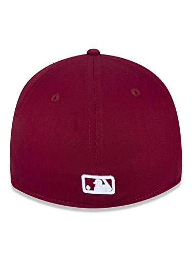 BONE 39THIRTY MLB LOS ANGELES DODGERS ABA CURVA STRETCH FIT VERMELHO ESCURO New Era