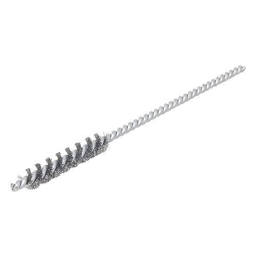 Image of Brush Research 83 Series Tube Brush-Cut For Power, .312 inch Brush Diameter, Hi-Temp Carbon Steel .006 inch Wire Fill, 1.5 inch Brush Length, 4.5 inch Overall Length, Made in USA (Pack of 12)