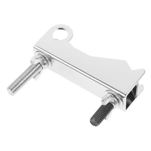 Levemolo Drum Music Instrument Part Sturdy Metal Cowbell Bracket Clamp for Fixing