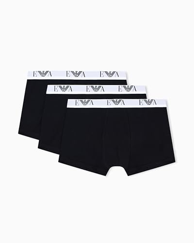Emporio Armani Men's Stretch Cotton Jersey 3 Pack Trunk