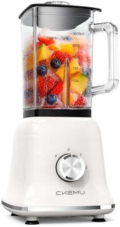 Professional Blender For Smoothies, Countertop Blender with 6 Cup...