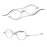 SHIORI 老眼鏡 薄型リーディンググラス SI-05-1+1.50 ラウンドタイプ シルバー