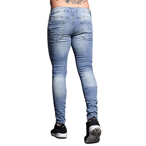 Men's Jeans Slim Fit Jeans Denim Pants Denim Trousers Casual Elastic Skinny Jeans2