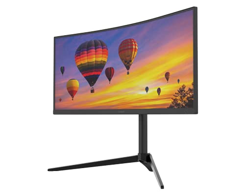 Image of Planar 998-2548-00 34 in. USB Type-C HDMI DisplayPort Curved Ultrawide 2K WQHD Docking LED-LCD - Black