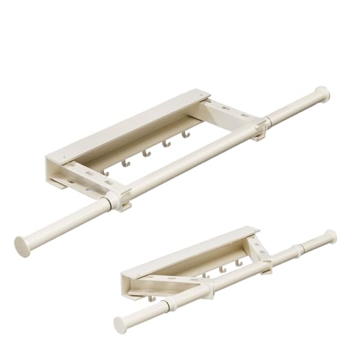 Tendedero Extra Con Patas - Tendedero Plegable De Resina | Soporte Para Tender Ropa, Diseño Telescópico Toalla D Tendederro De Servicio Pesado Para La Puerta Del Armario De La Puerta Del Armario Balcó