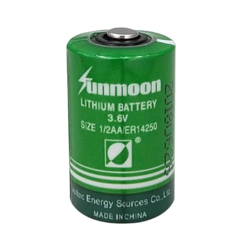 DUDUTANG 1�� ER14250 3.6V 1200mAh 1/2AA�T�C�Y �g���̂ă��`�E���d�r�i�[�d�s�j�������[�^�[�E�d�̓��[�^�[�p