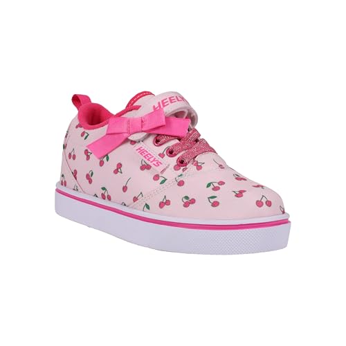 HEELYS Zapato de tacón con ruedas para niña, Rosa/Rosa fuerte, 6 Big Kid