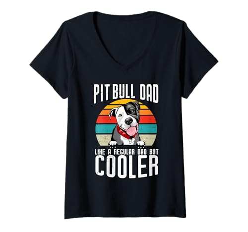 Pit Bull Dad Like A Regular Dad But Cooler Dog Lovers . Are you someone who likes the Pit Bull Dog Breed ? Design for Dog owner or National Pet Month.For someone who loves the cute four legged friends .