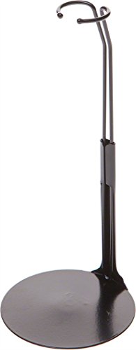 Image of Kaiser Doll Stand 2275, Box of 12 - Black Doll Stands for 11 inch to 12 inch small-waisted Fashion Dolls like Barbie