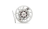 Hatch Gen 2 Finatic 3 Plus Fly Reel, Clear/Red, Large Arbor