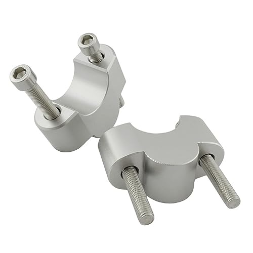 Kit Guidon Moto Kawasaki Z900RS Réduit la Fatigue Ergonomie Contremarche Argenté