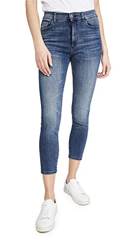 DL1961 Women's Farrow Skinny HIGH Rise Instasculpt Crop, Kasson, 28 Regular