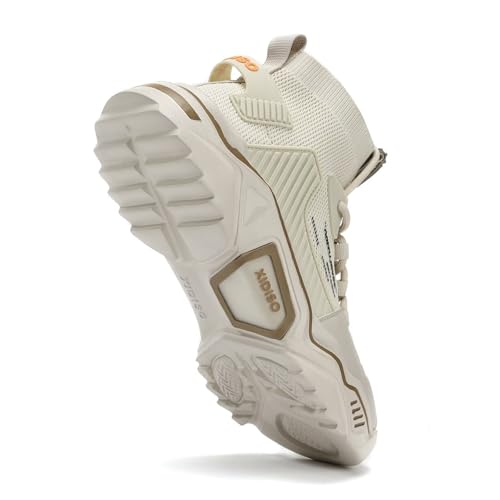 Image of SANNAX Fashion Shoes for Mens High Top Casual Walking Shoes Non Slip Breathable Mesh Lightweight Sneakers