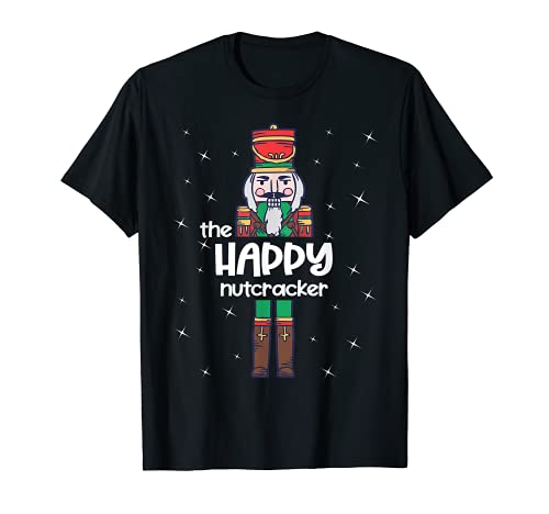 Happy Nutcracker Family - Pijama de regalo divertido Camiseta