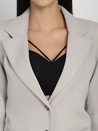 Image of Tiptop Trends Women's Blazer | Stylish Formal Casual Office Coat for Girls & Ladies