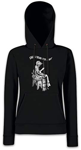 Sweat à capuche femme Churn Down for What Urban Backwoods en coton noir sport