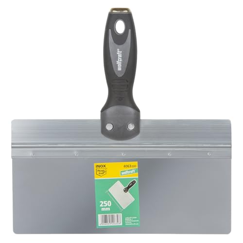 wolfcraft Espátula para superficies I 4063000 I Para el emplastecido profesional
