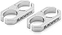 Black Path - Universal Coilover Reservoir Bracket Shock Reservoir Mount Brackets (Silver) Billet T6 Aluminum