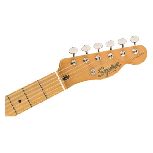 Image of Squier Classic Vibe 50s Telecaster Electric Guitar, with 2-Year Warranty, White Blonde, Maple Fingerboard