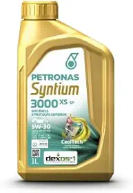 3000 XS 5W30 SP 1L - OLEO LUBRIFICANTE SINTETICO MOTOR GASOLINA ALCOOL FLEX SAE 5W30 API SP