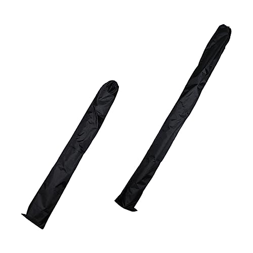 VICASKY 2pcs Straw Nylon Organizer for Blankets Drawstring Pouch Summer Sleeping Mat Holder Space-Saver Storage Bag