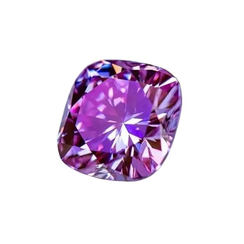 Moissanite rose coussin, le cadeau idéal pour création de bijou