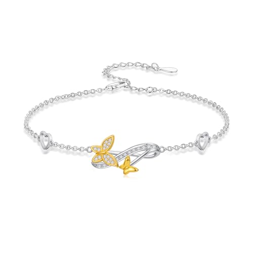 Image of 925 Sterling Silver Layered Ankle Bracelets for Women Jewelry Gifts | 925 Sterling Silver Layered Sea Turtles /Elephant /Wave Anklet Animal Bracelet Summer Ocean Beach Jewelry Gifts for Women