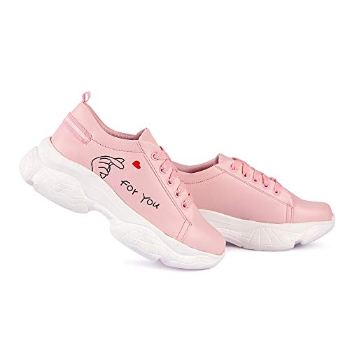 Image of Creattoes Women Lace-Up Printed Sneaker