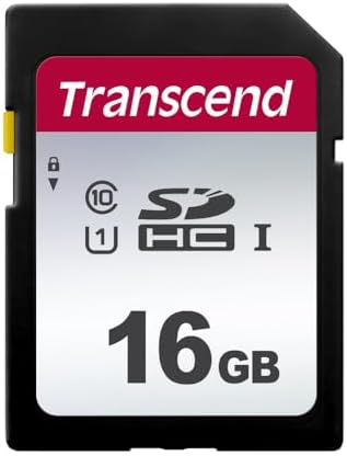 Transcend TS16GSDC300S 16GB UHS-I U1 SD Memory Card