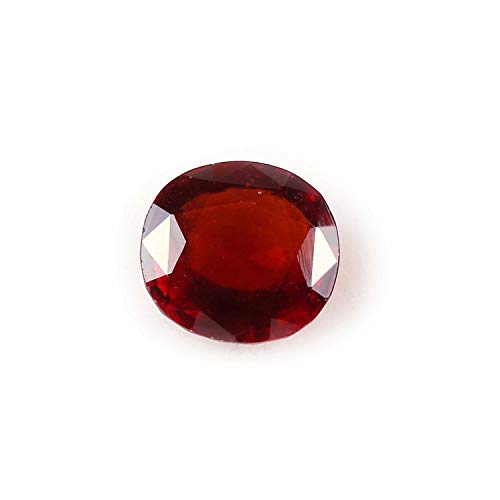 Grenat Hessonite de 5,46 carats ovale pour la création de pendentifs et bagues