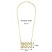 Disco Necklace for Men Disco Chain Necklace for Men Disco Accessories 70s Disco Party Necklace Disco Outfits Men Disco Jewelry Disco Costume Jewelry for Men Women Disco Costume Accessories (Gold)