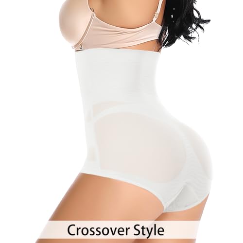 Image of Werena Tummy Control Shapewear Panties for Women High Waisted Body Shaper Slimming Shapewear Underwear Girdle Panty