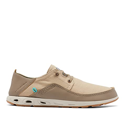 Columbia Bahama Vent PFG Tênis de barco masculino com renda, Oxford bronze/água trópica, 8.5
