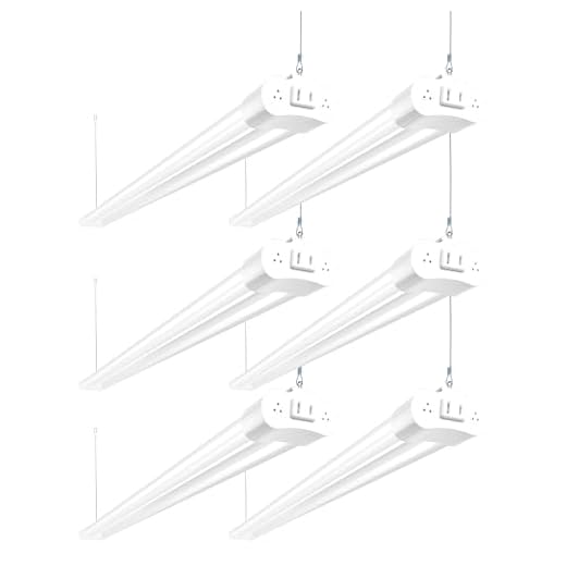 LED Shop Light Fixture - 6 Pack