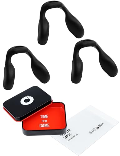 Lunettes Oakley Actuator qui glissent : 3 paires de plaquettes silicone anti-glisse