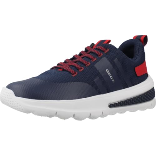 Geox J ACTIVART Boy B Sneaker, blau, 33 EU