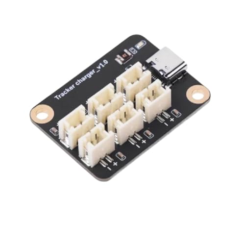 Card Trackier T1000-E Buttreri Power Power Adapter Chanrger Accessory for SenseCAP Meshtastic Card Trackier T1000-E - PCBA with 6 Magnetic Cables