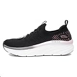 Low-top Skechers D´Lux Walker - LET IT Glow Damen Sneaker 149366 Schwarz, Schuhgröße:38 EU
