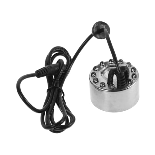 Abaodam Mist Maker Fog Machine with LED Lights Humidifier for Fountains and Home Decor Misting Effects Easy Installation