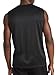 Reebok Men’s ID Train Sleeveless Tech Crewneck Tank Top, Standard Fit, Lightweight Poly Fabric, Moisture-Wicking, Black, Small
