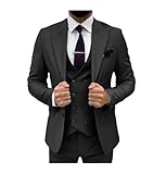 【Matching】 Diese Herrenanzugjacke und -hose können mit einem formellen Hemd, einer Fliege und einem Paar Lederschuhen kombiniert werden, um einen modischen Look zu kreieren. Der zweiteilige Herrenanzug ist auch ein aufmerksames Geschenk für Ihren Sohn, Ehemann oder Freund.
