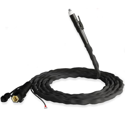 CONGNI P80 HF Plasma Cutter Torch，Black straight CNC Plasma Torch， Fit HF CNC Plasma Cutting and pilot arc plasma cutting machines，10FT/16FT/23FT