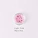KONGZIR 20pcs / Pot Fleurs séchées Nail Art Décorations coloré Naturel Sec Fleur 3D Vraie beauté Autocollants Floraux UV Autocollants manucure Gel (Color : Light Pink)