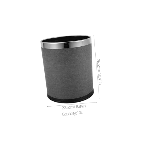 Cabilock caneca rectangular para baño 10L gris miniatura 2