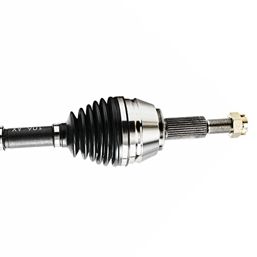 Image of Detroit Axle - 4WD Front 2pc CV Axles for 01-04 Dodge Dakota, 01-03 Durango, 2 CV Axle Shafts Assembly 2001 2002 2003 2004 Replacement